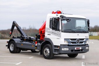 MERCEDES ATEGO 1518 HÁKOVÝ NOSIČ KONTAJNEROV +HYDR. RUKA EU5 - 4