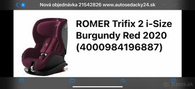 Predám Britax ROMER Trifix 2 i-Size Burgundy Red 2020 - 4