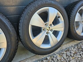 ŠKODA HELIOS 5x112+Zimné 215/55 R17 DUNLOP SUPERB III - 4