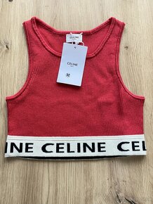 celine červený top S,M - 4