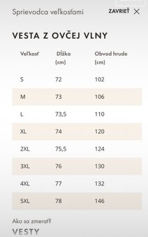 Vesta z ovcej vlny Merino - 4