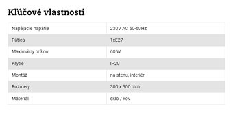 6 ks stropnica 30 cm, E27, 100% stav - 4