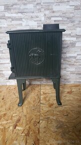 Liatinové kachle Jotul F 600 N zelený smalt - 4