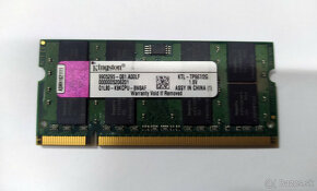 SODIMM DDR2 4GB /2x 2GB/, solo 2GB - 4