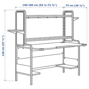 Pisaci/herny/pracovny stol IKEA FREDDE - 4