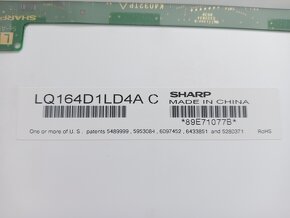 predám 16,4" displej z notebooku Sony Vaio , LQ164D1LD4A - 4