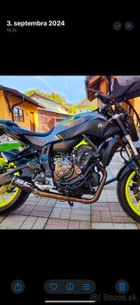 Ladený Výfuk Yamaha mt07 14-23 - 4