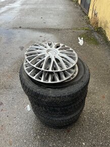 Zimné peumatiky na diskoch 165/70 r 14 4 kusy - 4