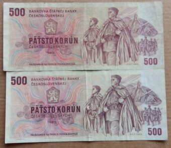 500 kčs 1973 - 4