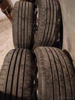 4ks alu disky orig. VW 5x100 r16 pneu 205/55 r16 - 4