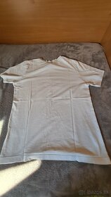 Základné biele Adidas tričko - 4