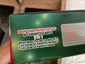 4D SMARTY CARDS - NEW YEAR MUSIC SET - 4