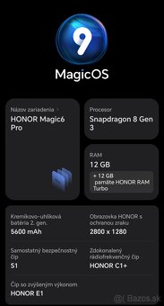 HONOR Magic6 Pro 12 GB/512 GB, čierny - 4