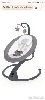 Hojdacie kresielko Zopa Lullaby Gray stars/Grey - 4