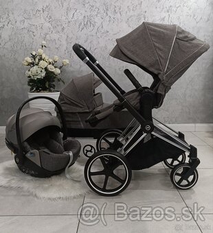 TROJKOMBINÁCIA CYBEX PLATINUM CHROME MANHATTAN GREY - 4