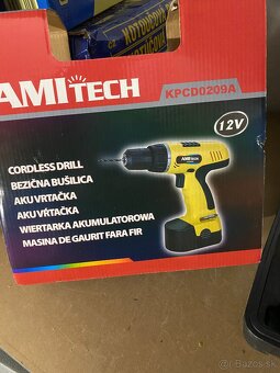 Uťahovačka Aku vŕtačka AmiTech 12V nová nepoužita - 4