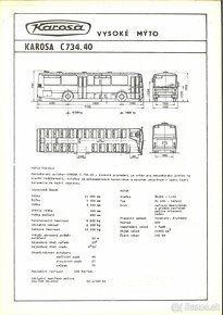 Prospekty - Autobusy Karosa 3 - 4