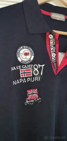 Napapijri pánska polokošeľa sedí na M - 4