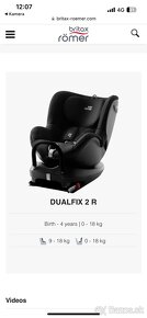 Detská autosedačka britax rommer dualfix 2R - 4