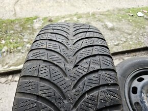 Plechové disky 5x100 + zimné pneu 195/65r15 - 4