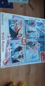 Puzzle pre deti Frozen a rôzne - 4