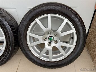 Komplet letnú sadu alu Škoda SPIDER 5x100 205/55 R16... - 4