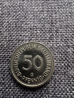 Nemecko - 50 Pfennig 7 ks : 1950, 1966, 1979, 1990, 1992 - 4