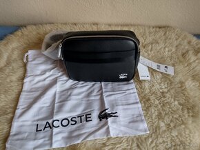 NOVÁ unisex ORIGINÁL KOŽENÁ LACOSTE ľadvinka kabelka,taška - 4