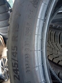 245/45 R19 zimné pneumatiky Continental 2ks - 4