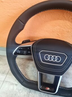 AUDI VOLANT - SPORTOVY S LOGOM S + AIRBAG + PADLA - 4