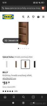 Knižnica IKEA Billy 250cm 2ks - 4