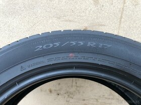 Letné pneumatiky 205/55 R17 Michelin dva kusy - 4