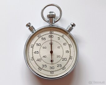 Staršie vojenske sovietske stopky chronometer v krabici - 4