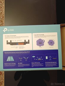 Predám Wifi router TPLink AC 1200 Archer C6 - 4