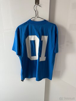 Balenciaga jersey blue tričko - 4