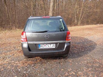 Opel Zafira 1.6 16v turbo 110kw benzín - plyn cng 7 miestne - 4