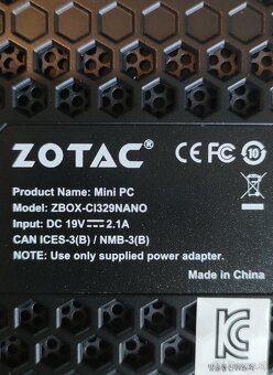 Mini počítač Zotac CI329 - 4