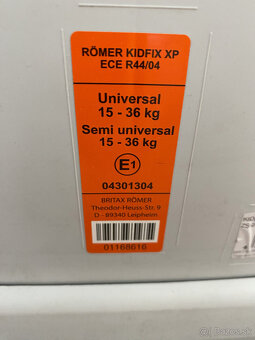 Predám Britax Römer KIDFIX XP - 4