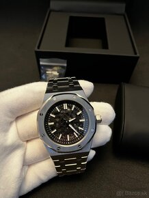 Seiko mod OAK SKELETON Black - 4