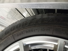 4ks original 17" BMW + zimne Goodyear 225/55R17 - 4