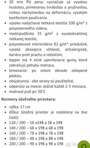 Predam rocnu postel 200x200 calunenu s uloznym priestorom - 4