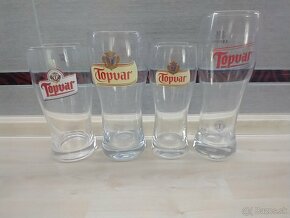 poháre, krígle TOPVAR, HORDEN, GEMER, BRATISLAVSKÉ pivo - 4