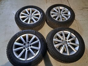 Predam Original elektrony Volkswagen 5x112 R16 a zimne pneu - 4