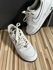 NIKE AIR FORCE 1’ 07 (White-Black) - 4