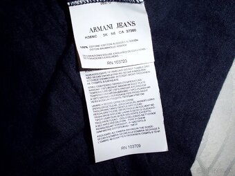 Armani Jeans slim polo tričko  M - 4