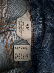 3 x rifle H&M veľkosť 164 (2x BOOTCUT, 1 x super soft) - 4