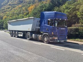 Scania v8 r500 a sklapaci naves fliegl - 4