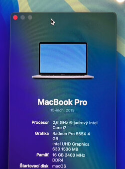 Predám/Vymením MacBook Pro 15” (2019) - 4