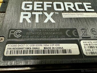 RTX 3060 Gainward Ghost OC 12GB - 4