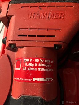 Zbijacie vŕtacie kladivo HILTI - TE 56 1800w - 4